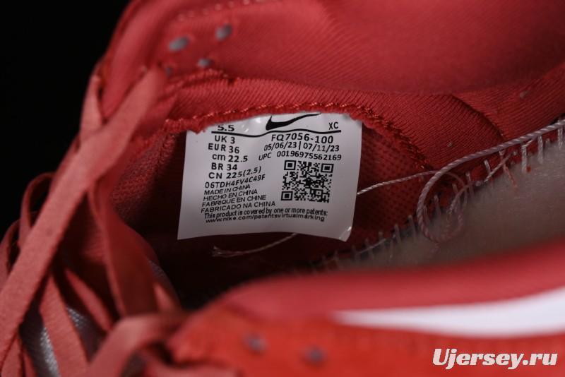 Nike SB Dunk Low Retro Valentine's Day 2024 White Rose Red Skateboarding Shoes - FQ7056-100