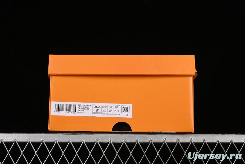 Nike Air Jordan 1 Low OG SP Travis Scott x Fragment Design Collaboration Sneakers - LX1988-700