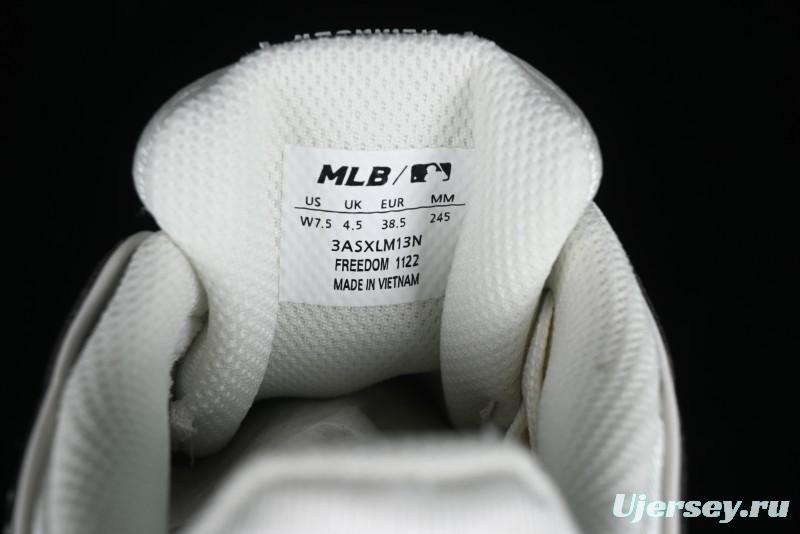 MLB Chunky Liner New York Yankees Hook & Loop Lightweight Platform Sneakers with 6cm Height Increase - 3ASXLM13N50BKS