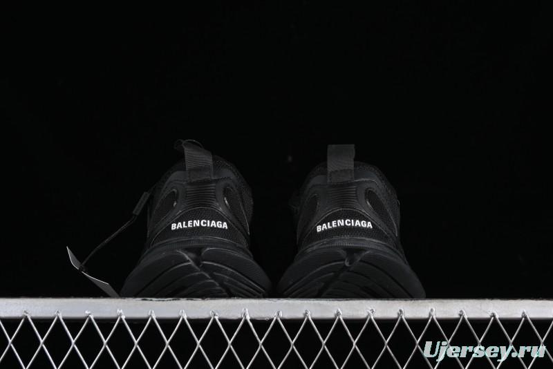 Balenciaga Circuit Lightweight Distressed Print Round Toe Fashion Casual Sneakers - WFLGY1000