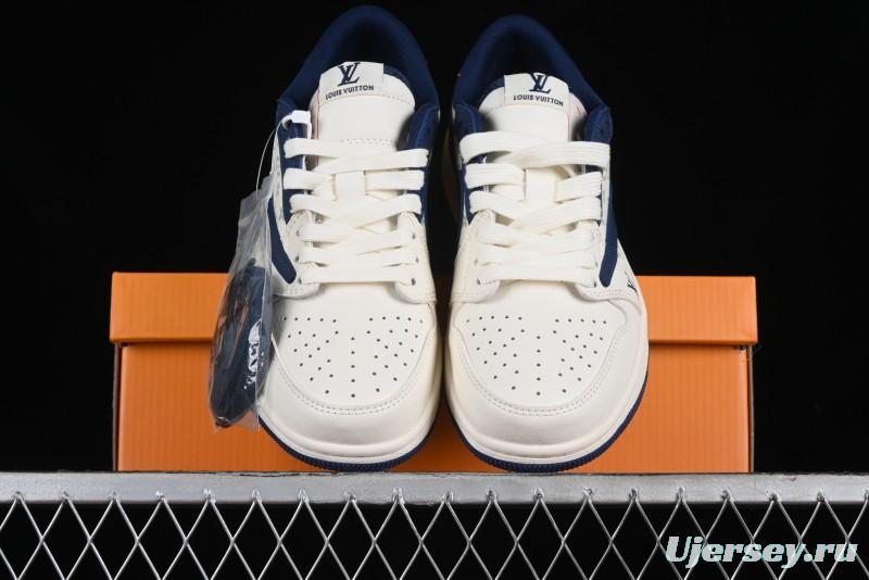 Nike Air Jordan 1 Low OG SP Travis Scott x Fragment Design Collaboration Sneakers - LJ5188-002