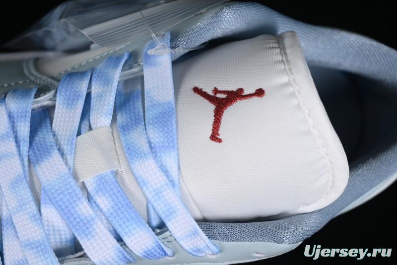 Nike Air Jordan 1 Low AJ1 White Magnolia Casual Sneakers - DC0774-164