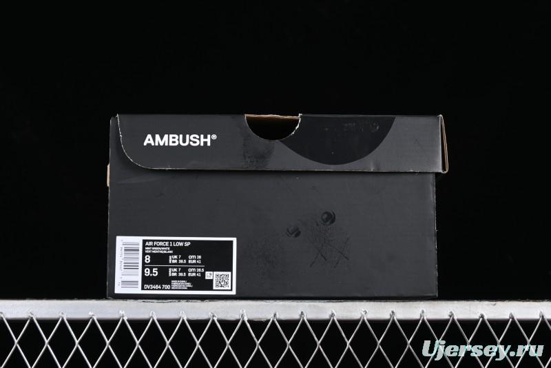 Nike Air Force 1 '07 Low Ambush Collaboration Casual Sneakers - DV3464-700
