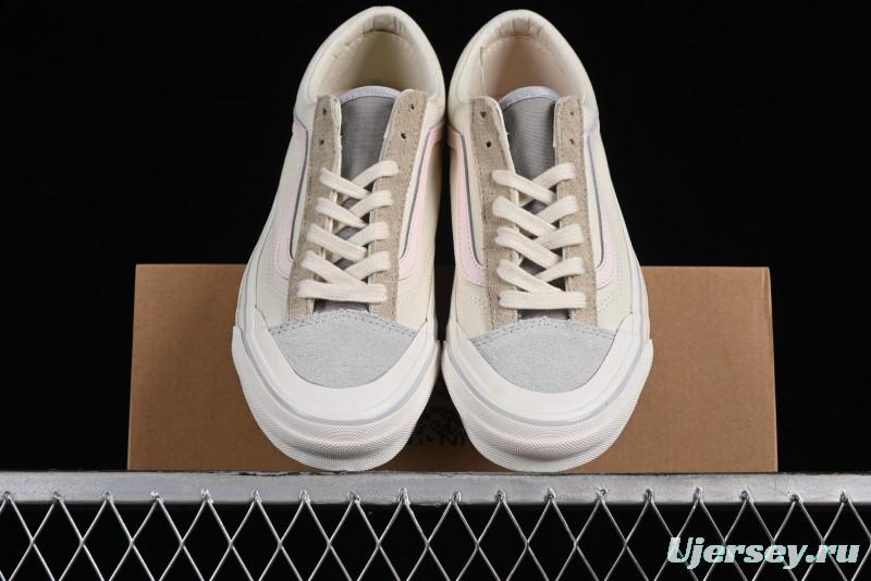 Vans Old Skool Reissue 136 Earth Macaron Patchwork Retro Casual Vulcanized Sneakers - VN000CRPGRN