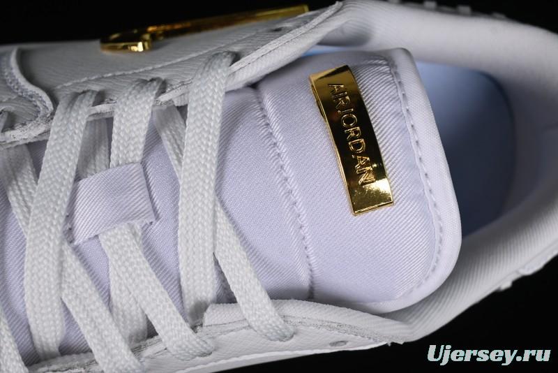 Nike Air Jordan 1 Low Method of Make Casual Sneakers in White Gold - FN5032-100