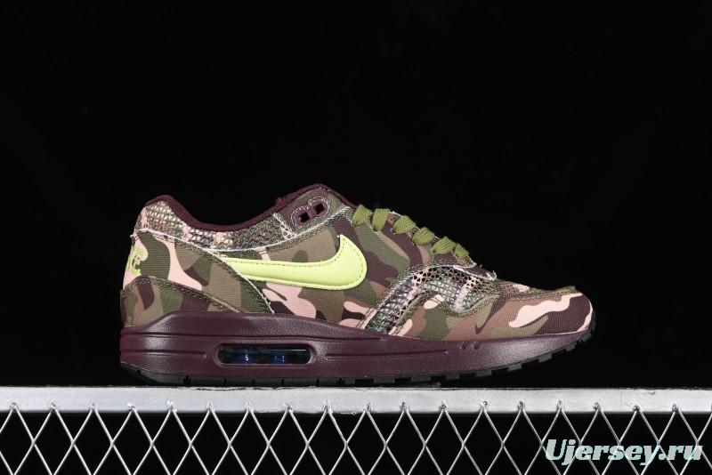 Nike Air Max 1 Retro Running Shoes with Half-Sole Air Cushion - FN8358-200