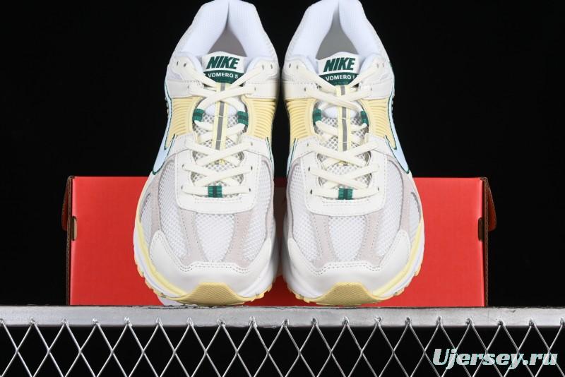 Nike Zoom Vomero 5 Retro Casual Running Shoes with EVA Midsole Cushion - FZ8361-100