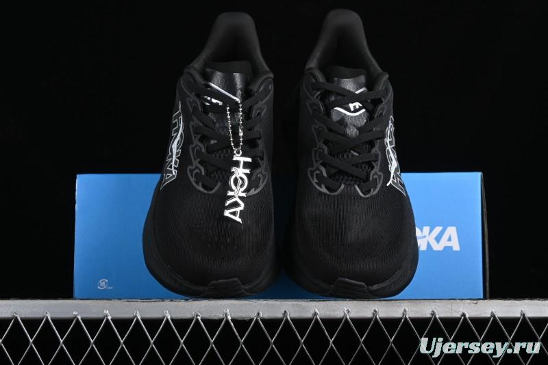 HOKA ONE ONE MACH 6 Flagship Racing Shoes with Carbon Plate Technology and Asymmetric Design - 114791 BLACK