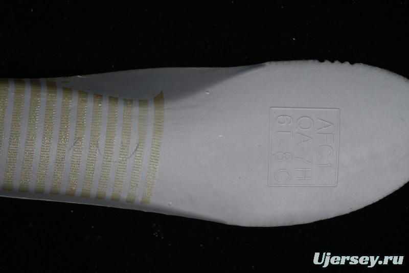 Nike Air Force 1 '07 Low Casual Sneakers with Anime-Inspired Hand-Painted Design, Broken Swoosh Shadow Effect, Brown/Black - CW2288-111