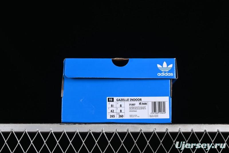 Adidas Originals Gazelle Indoor Retro Casual Anti-Slip Wear-Resistant Low-Top Sneakers - IF1807