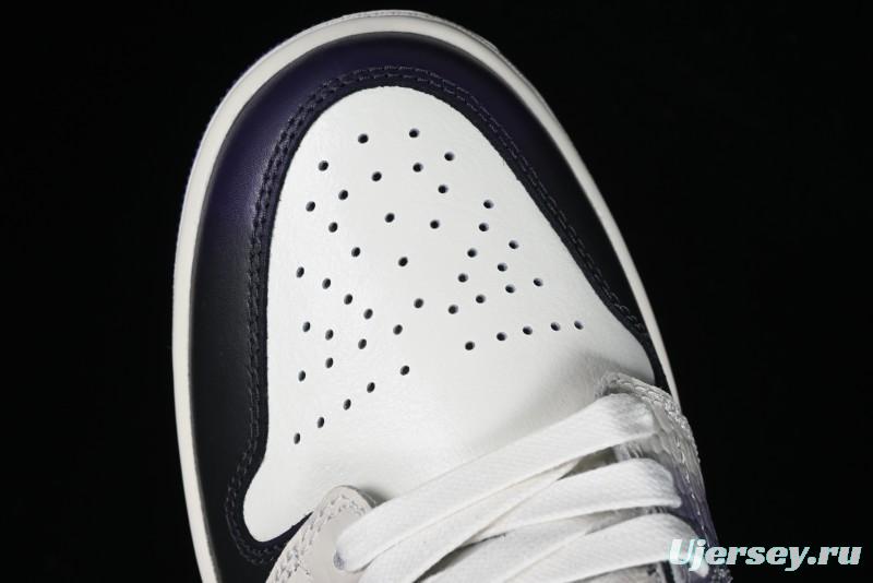 Nike Air Jordan 1 Low "Purple" Casual Sneakers - HF5759-101