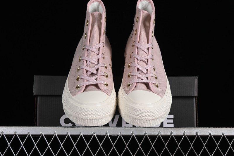 Converse All Star Lift High Top Platform Canvas Sneakers with Chunky Sole - A10431C