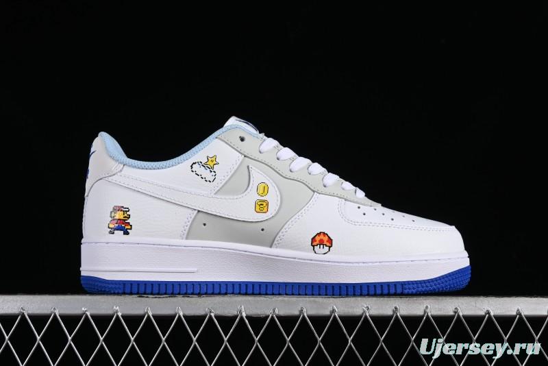 Nike Air Force 1'07 Low "Mario" Casual Sneakers - FB1844-222