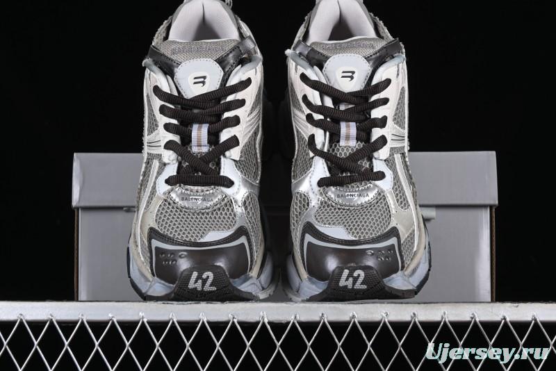 Balenciaga Runner Kith Four Color Retro Casual Sneakers - W3RMU2000