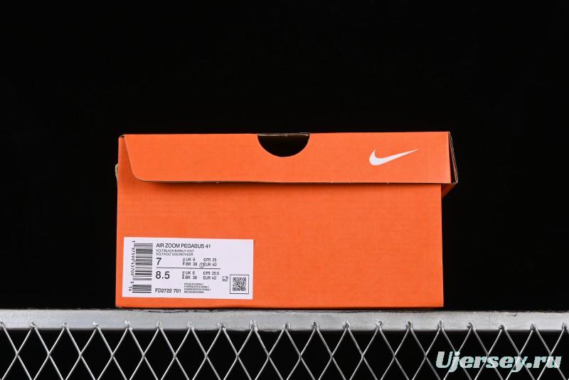 Nike Air Zoom Pegasus 41 Running Shoes with Breathable Mesh and Cushioned Support - FD2722-701