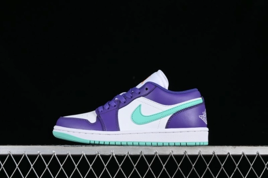Nike Air Jordan 1 Low AJ1 Charlotte Hornets Lifestyle Casual Sneakers - HJ9013-550
