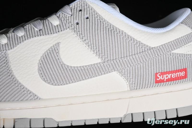 Nike SB Dunk Low Supreme Collaboration Anniversary Customized Casual Sneakers - FC1688-143