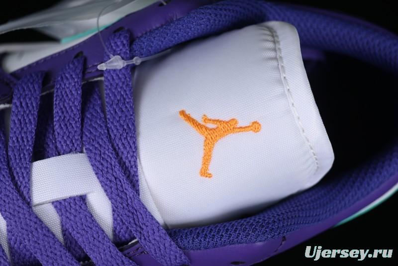 Nike Air Jordan 1 Low AJ1 Charlotte Hornets Lifestyle Casual Sneakers - HJ9013-550