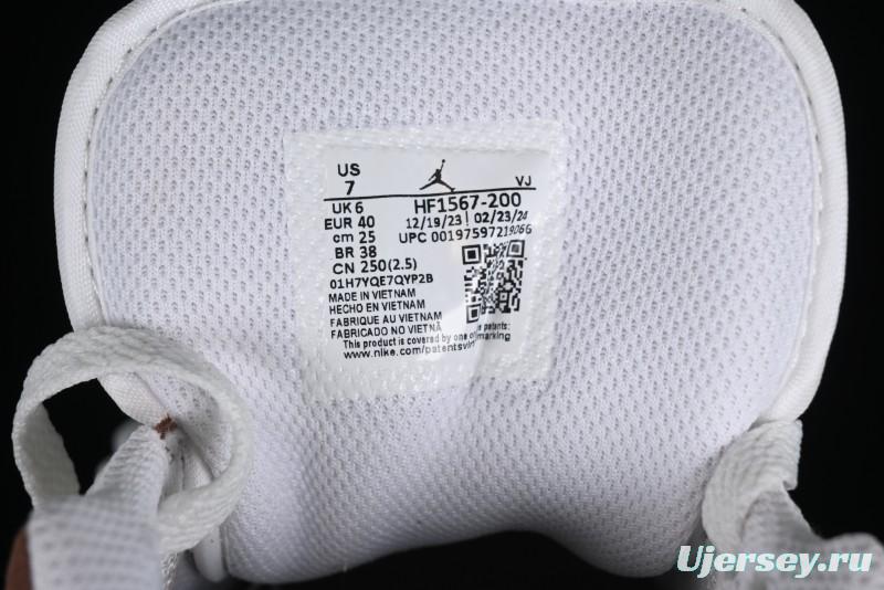 Nike Air Jordan 1 Low Retro Casual Sneakers in Grey Tan - HF1567-200