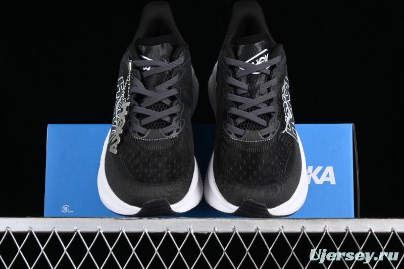 HOKA ONE ONE MACH 6 Flagship Racing Shoes with Carbon Plate Technology and Asymmetric Design - 1147790 BWHT