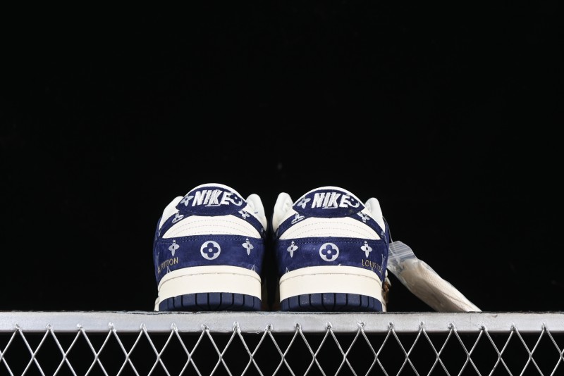 Nike SB Dunk Low LV Collaboration Anniversary Customized Low-Top Casual Sneakers - XD6188-029