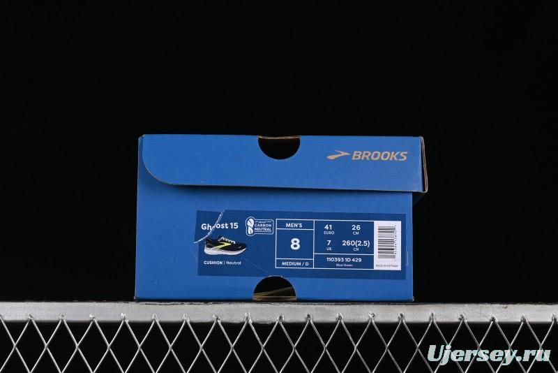 Brooks Ghost 15 Low-Cut Breathable Cushioned Support Running Shoes - 1103931D429