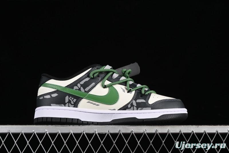 Nike Dunk Low FZBB Mechanical Theme SB Strap Low-Top Casual Sneakers - DD1391-100