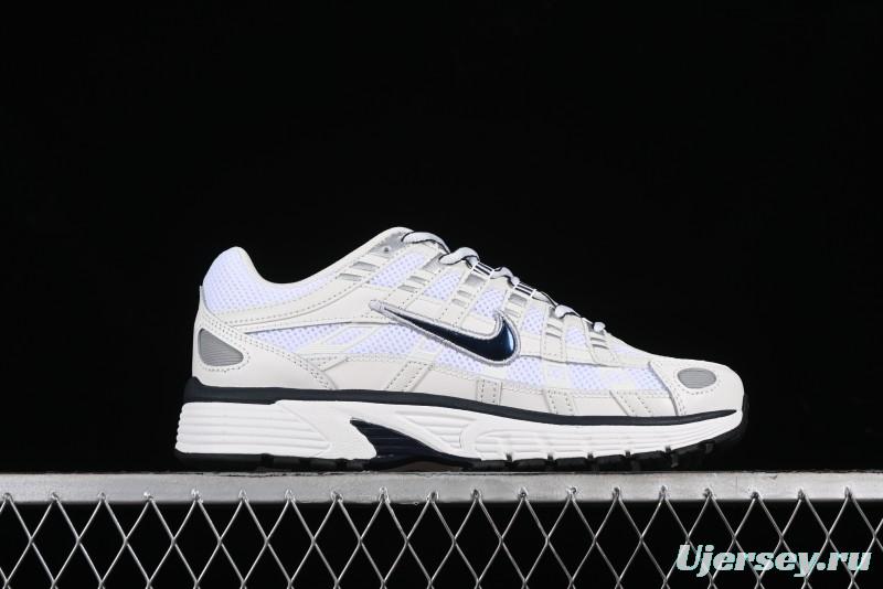 Nike P-6000 Prm Retro Casual Sneakers with Lightweight Design - CD6404-018