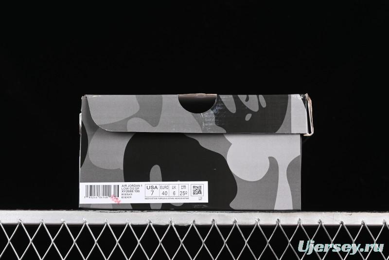 Nike Travis Scott x Fragment Design x Air Jordan 1 Low OG SP Sneakers - XY2688-106