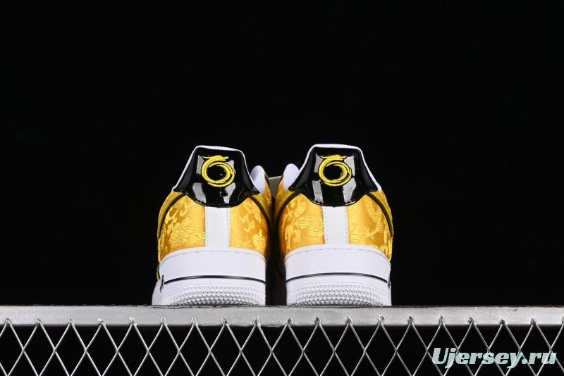 Nike Air Force 1 '07 Low DIY Golden Dragon Embroidery Casual Sneakers - CW2288-202