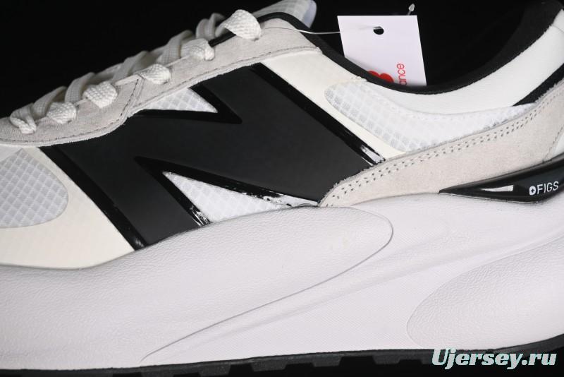 New Balance 3447 Series Retro Casual Running Shoes with Textile and Leather Upper - U3447LC