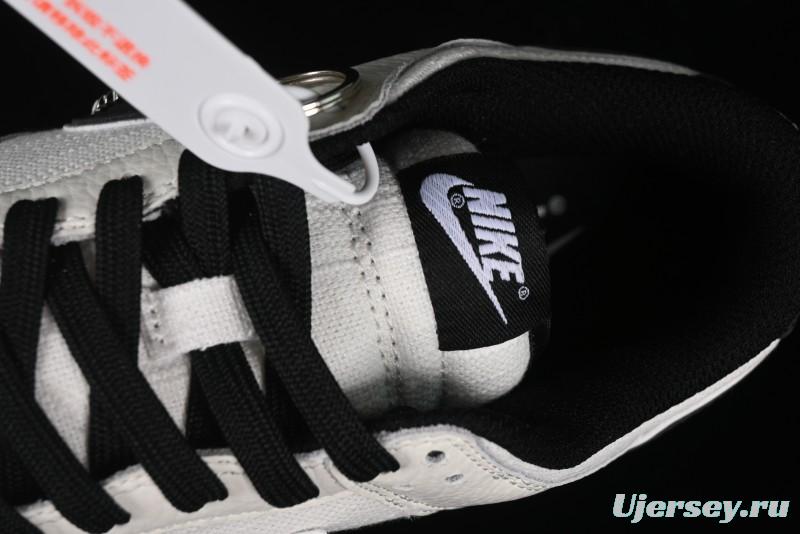 Nike SB Dunk Low Violent Bear Collaboration - Woven Black Swoosh Anniversary Custom Low-Top Casual Skate Shoes - KK1888-005