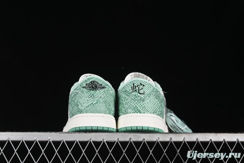 Nike Air Jordan 1 Low OG Retro Basketball Shoes Snake Year Limited Edition - HF3144-100