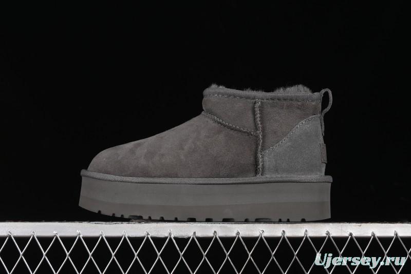 UGG Classic Ultra Mini Platform 3CM Wool Blend Mini Short Boots - 1135092