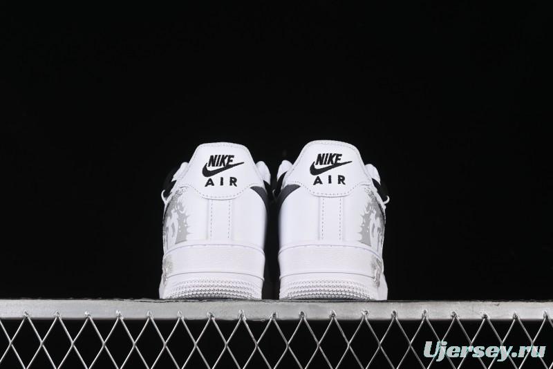 Nike Air Force 1 '07 Low Peace Dove Spray Custom Low-Top Casual Sneakers - ZH0316-031