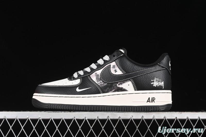 Nike Air Force 1 '07 Low Stussy Collaboration - Mythical Wukong Low-Top Casual Sneakers - XZ6188-555