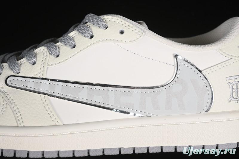 Nike Travis Scott x Fragment Design x Air Jordan 1 Low OG SP AJ1 Low Top Casual Sneakers - DM7866-022