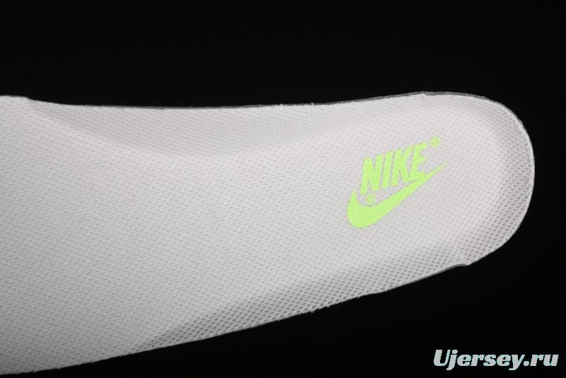 Nike Air Force 1 '07 Low Supreme Casual Sneakers in White-Fluorescent Green - BB7577-219