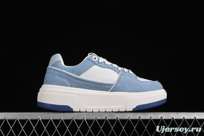 New York Yankees MLB Chunky Liner Denim Basic Platform Sandals - 3ASXCVT4N50BLS