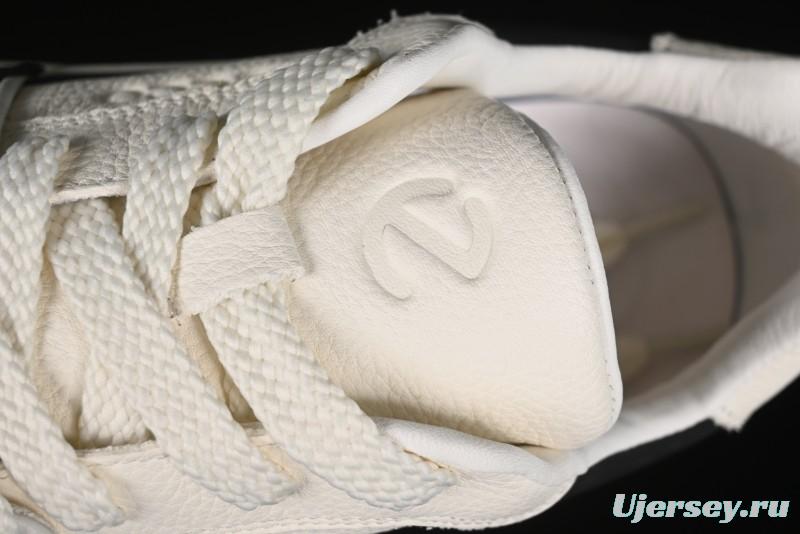ECCO 2024 New Fashion Simple Versatile Genuine Leather White Sneakers - 61881301001