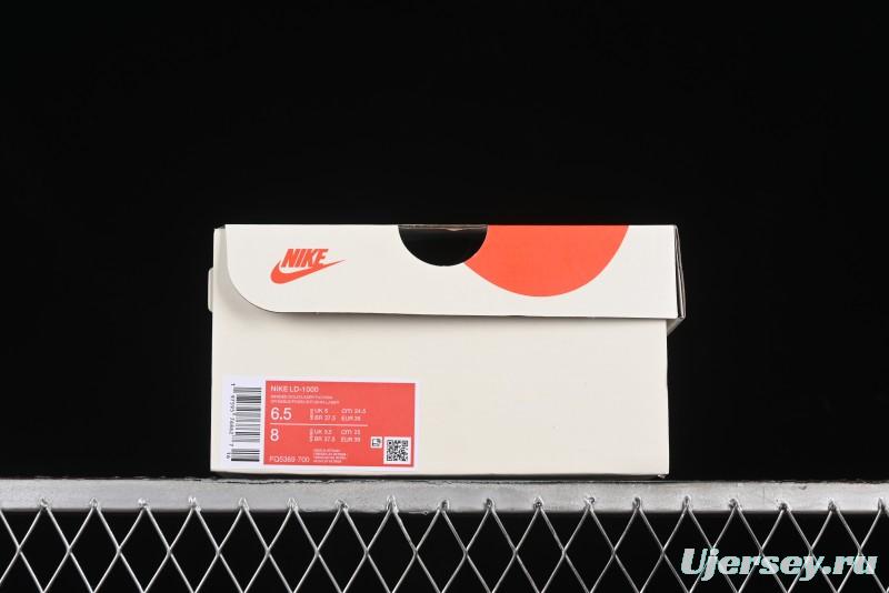 Stussy x Nike Roshe Run LD-1000 Comfortable Versatile Non-Slip Durable Waffle Low-Top Casual Running Shoes - FQ5369-700