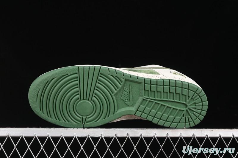 Nike SB Dunk Low Stussy Anniversary Custom Premium Low-Top Casual Sneakers - DQ1098-396