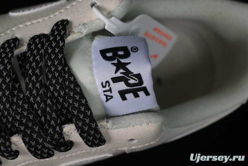 Nike Air Force 1 '07 Low Bape Collaboration - Black Beige Starry Sky Low Top Casual Sneakers - FG6688-103