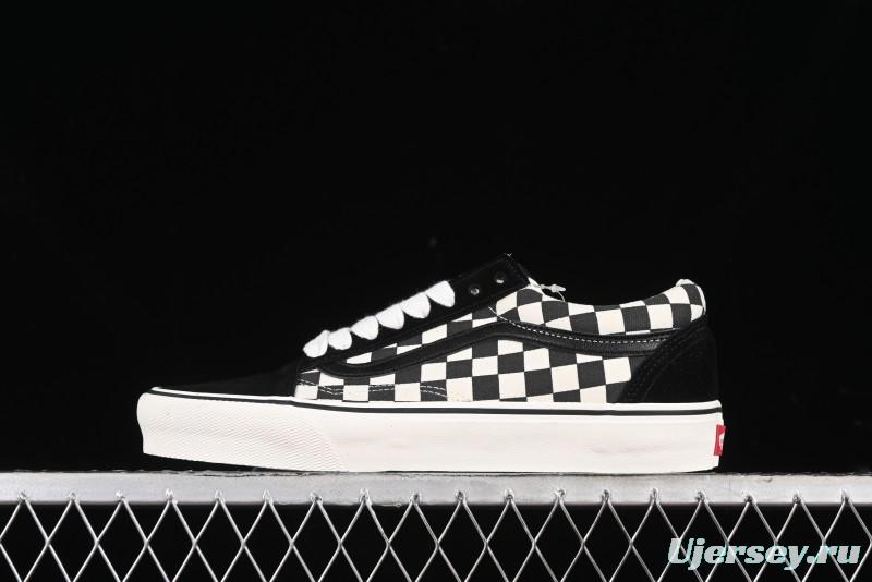 Vans Old Skool 36 Checkerboard Low-Top Canvas Sneakers - VN000D7ZY28