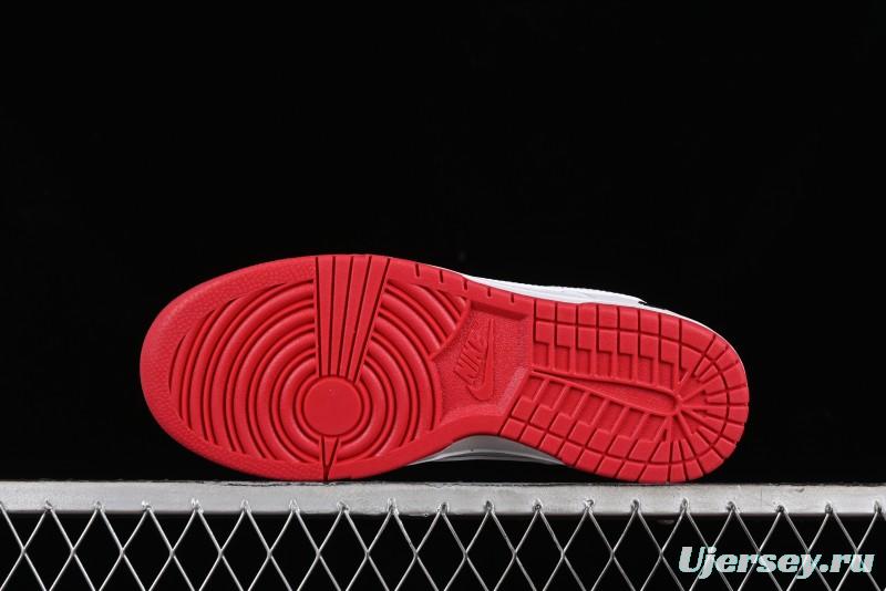 Nike SB Dunk Low UN Collaboration - White Black Patent Leather Anniversary Custom Low-Top Casual Skate Shoes - XB3802-349