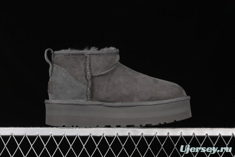 UGG Classic Ultra Mini Platform 3CM Wool Blend Mini Short Boots - 1135092