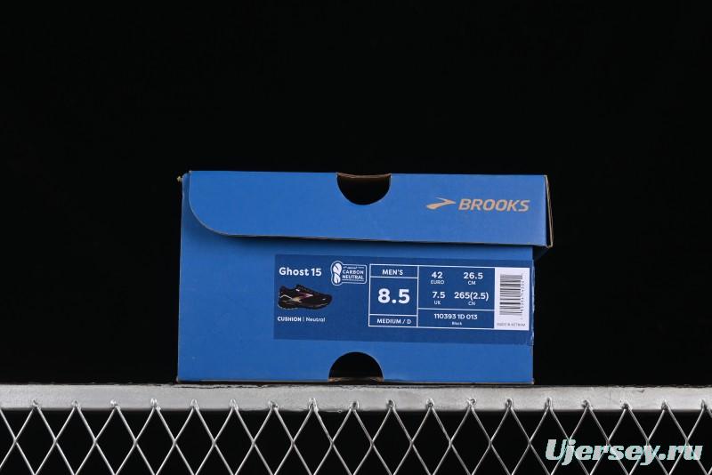 Brooks Ghost 15 Low-Cut Breathable Cushioned Support Running Shoes - 1103931D013