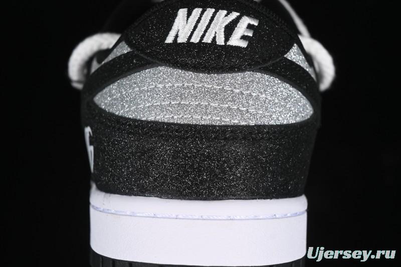 Nike SB Dunk Low Gucci Collaboration - Black Star Hook Anniversary High-End Custom Low-Top Casual Skate Shoes - SJ2068-268