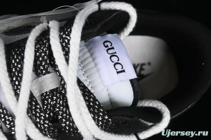 Nike SB Dunk Low Gucci Collaboration - Black Star Hook Anniversary High-End Custom Low-Top Casual Skate Shoes - SJ2068-268