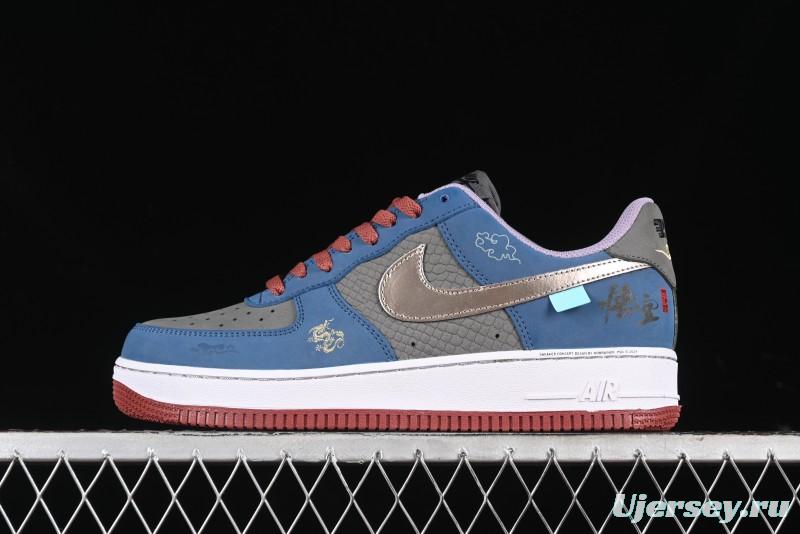 Nike Air Force 1 '07 Low Black Myth Wukong Collaboration Casual Sneakers - AF2434-109